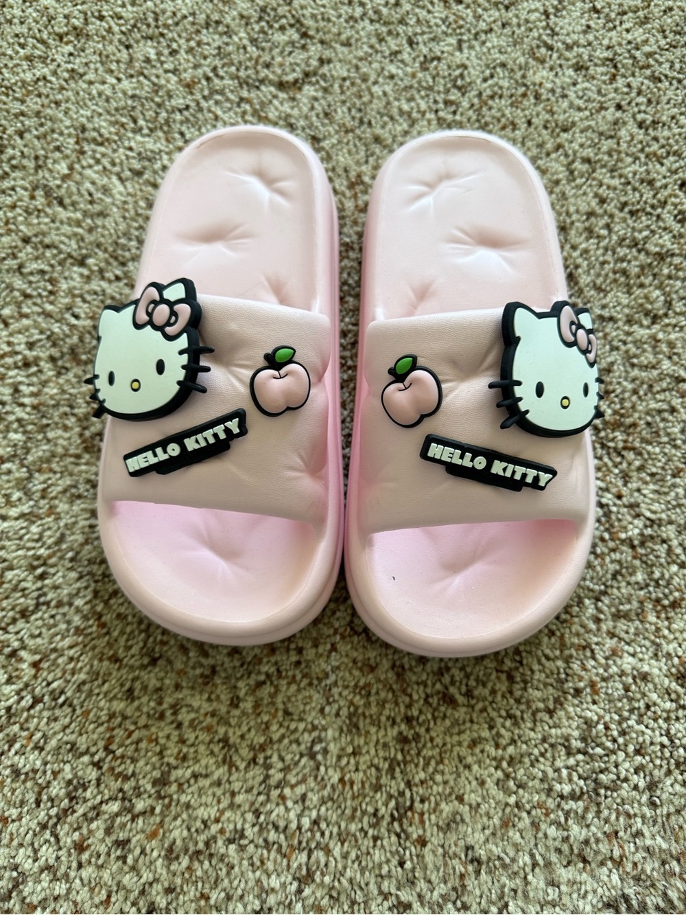 Hello Kitty Pink Slide Sandals